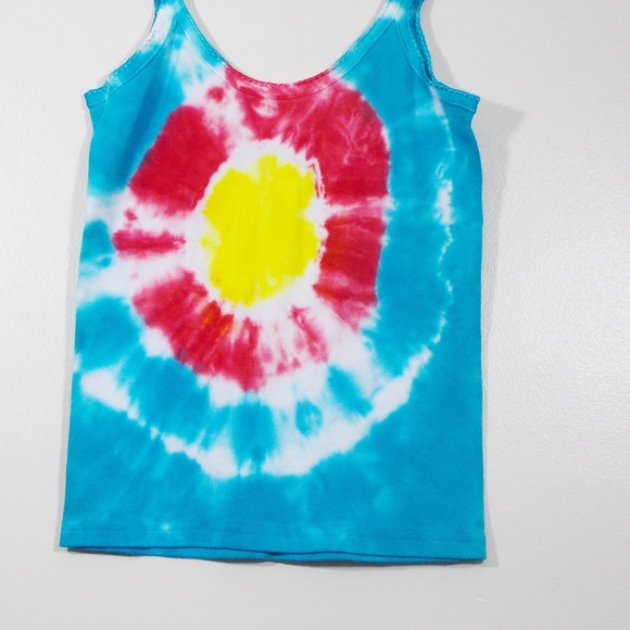 Tops - Hand tie dyed tank top size L